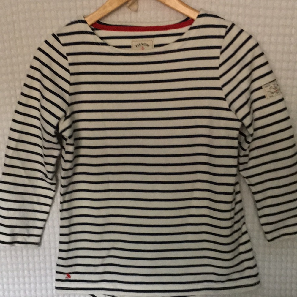Joules premium stripes top